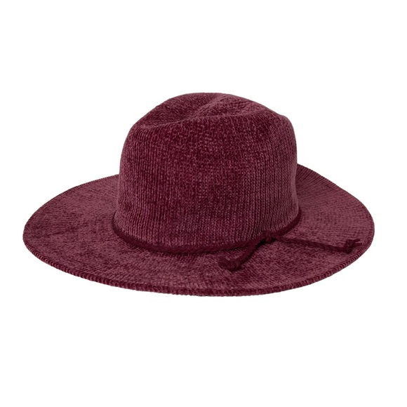 Mini Corduroy Wide Brim Pink Mauve Ladies Fall Corduroy Hat main image 6